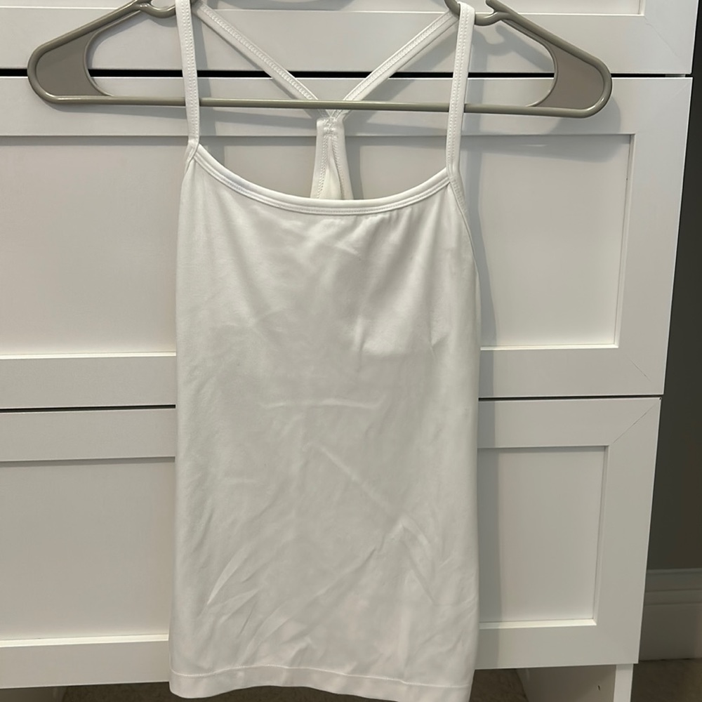 offline white athletic tanktop